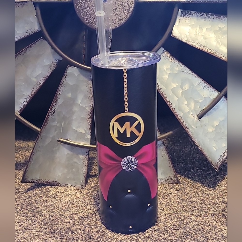 NWOT, 20oz (Designer Inspired) Handmade Lazer Ink Tumbler